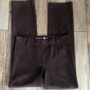 Betabrand chocolate brown pants